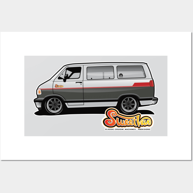 1994 Dodge Van Wall Art by RBDesigns